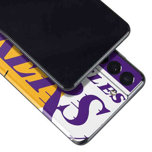 NBA Los Angeles Lakers Large Logo Galaxy S21 Plus 5G Skin